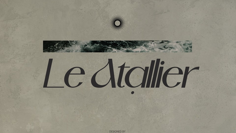 Le Atallier: An Elegant Sans Serif Font