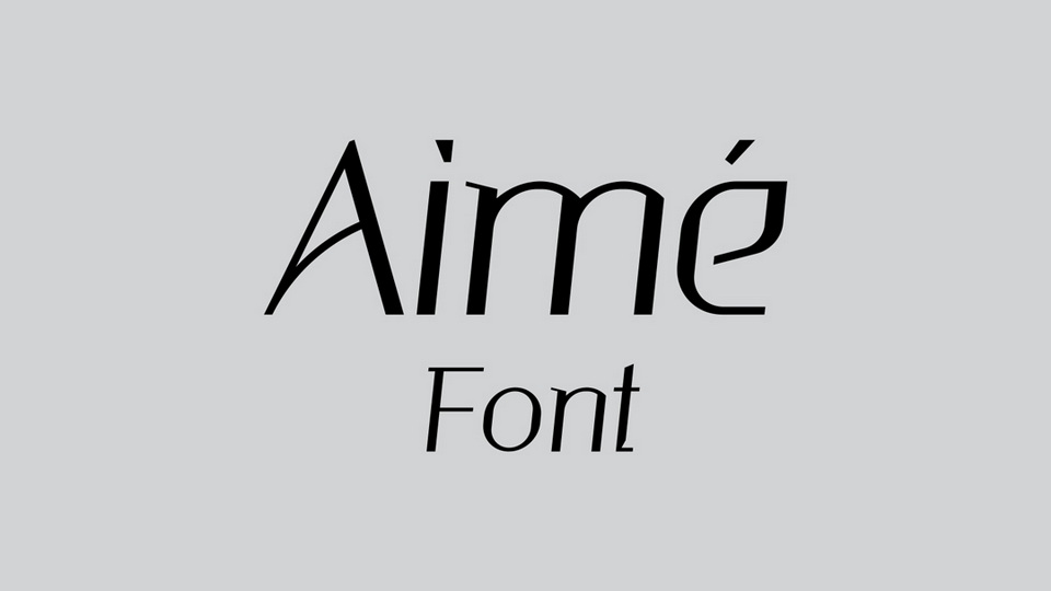 AimeMX: A Versatile Sans Serif Typeface