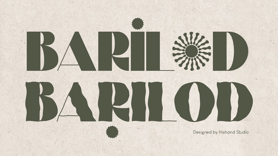 BARILOD Bold: A Tropical Typographic Escape