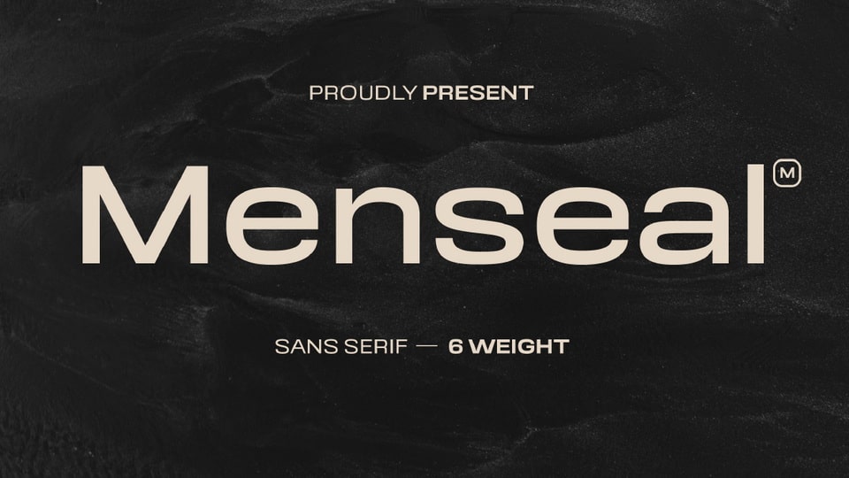 Menseal: A Bold and Modern Sans-Serif Font