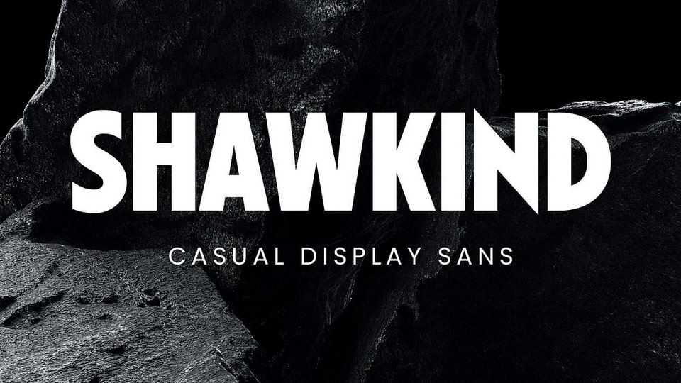 Shawkind: A Bold and Elegant Sans Serif Font