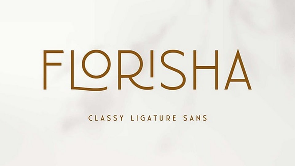 Florisha: A Playful Yet Elegant Sans-Serif Font