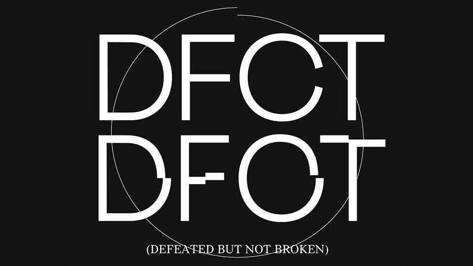 Defectica: A Geometric Sans Serif Font with a Broken Twist