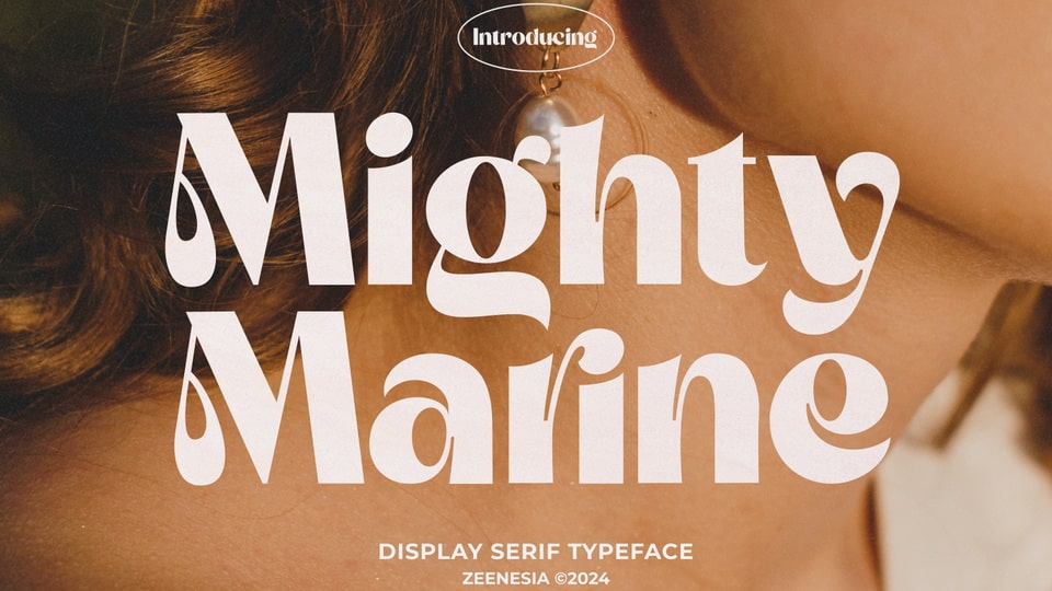 Mighty Marine: A Bold and Versatile Vintage-Inspired Sans Serif Font