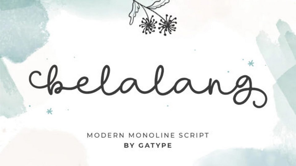 

Belalang Script: Easy to Read Mono Line Font