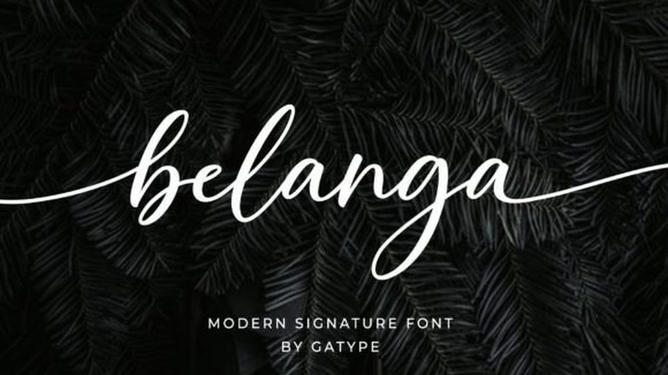 

Belanga: A Handwritten Font with Beautifully Balanced Features