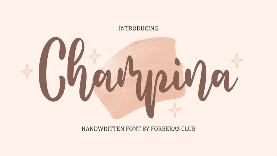 

Champina: A Modern Typeface for Luxurious, Elegant, and Feminine Projects