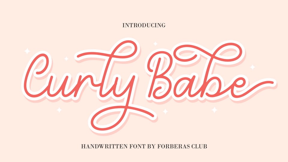 

Curly Babe Font: Elegant and Wonderfully Hand-Crafted Typeface