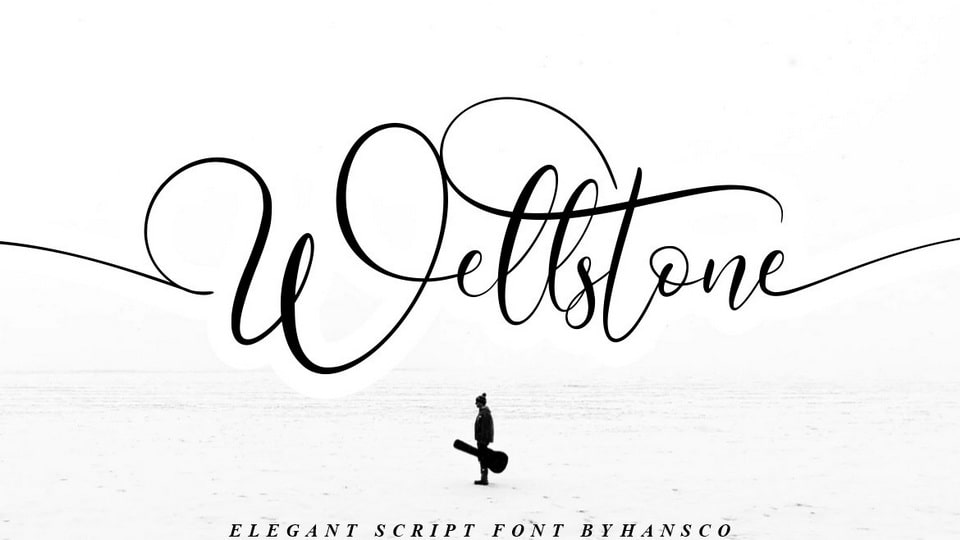 

Wellstone: A Script Font Exuding Elegance and Luxury