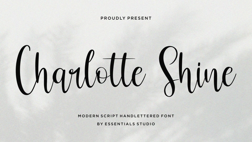 

Charlotte Shine - A Modern and Stylish Handwriting Font