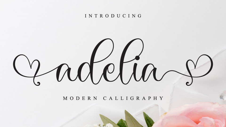 

Adelia - A Font that Beautifully Combines Classic Calligraphic Influences with a Modern Aesthetic