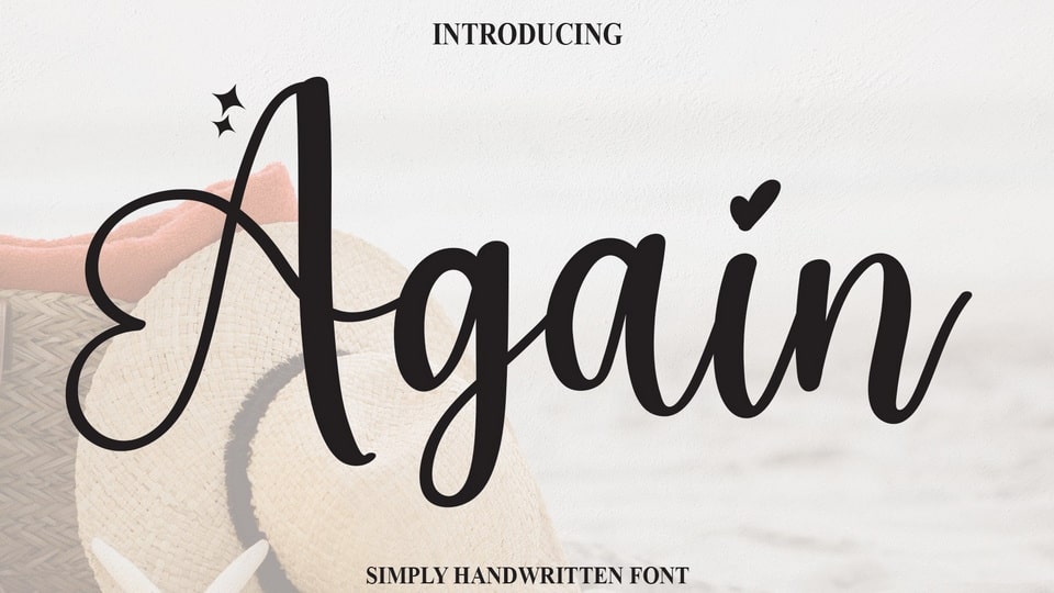 Again Font: Adding Charm and Elegance to Your Creative Projects