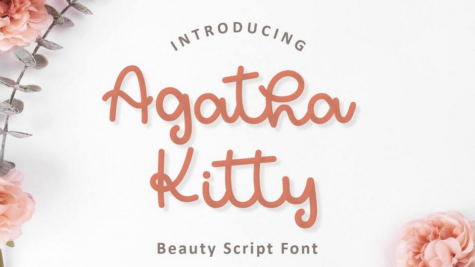 Agatha Kitty: Elegant and Graceful Script Font for All Your Design Needs