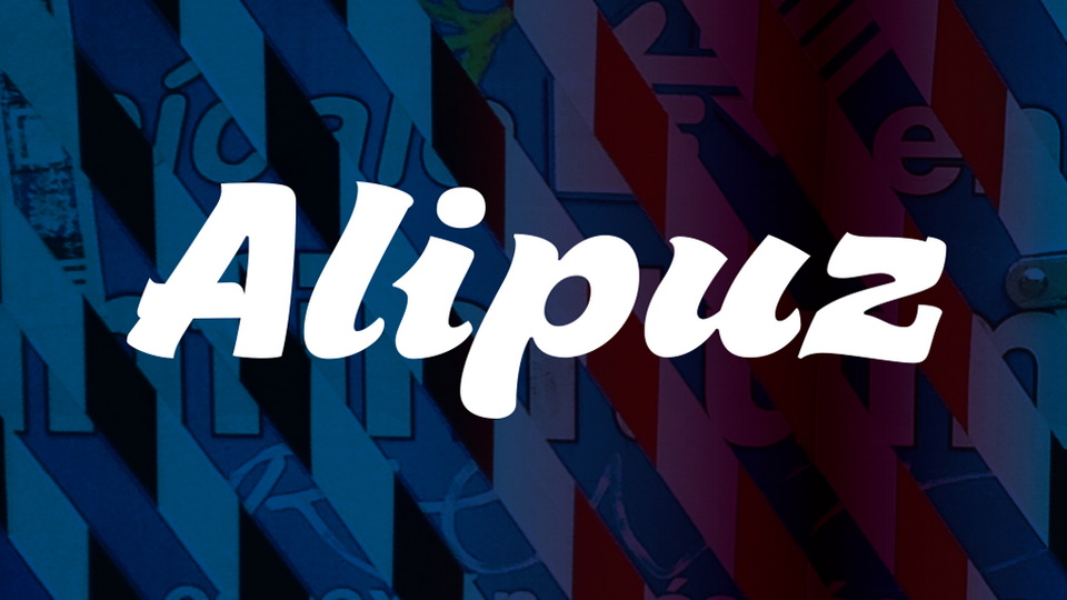Alipús: Mexican Phrase for Drinking Influences Latin-American Signage in Alphabet Design