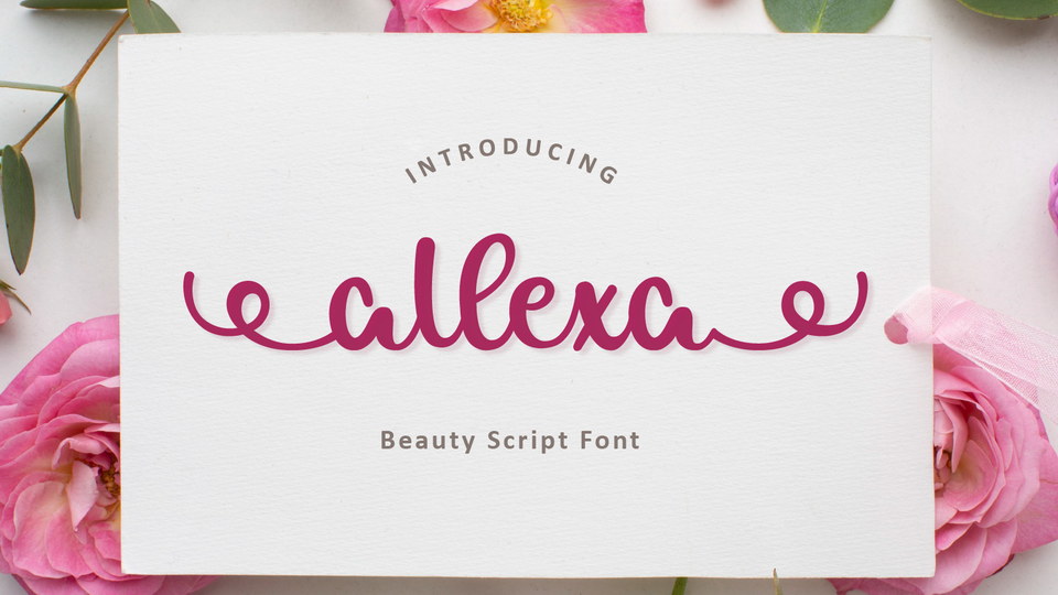 

Allexa - An Exquisite and Stylish Handwritten Font