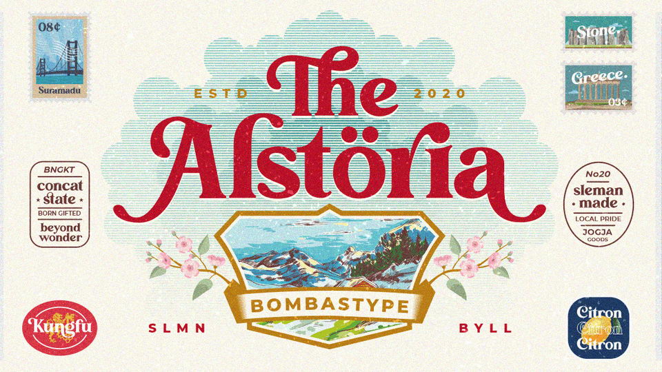 

Alstoria: A Bold and Elegant Serif Font Perfect for Any Creative Project