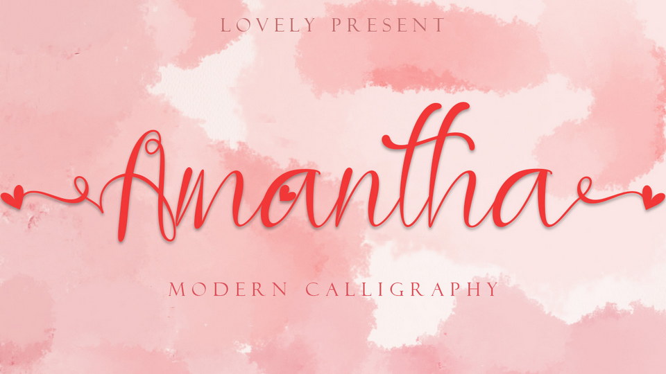 

Amantha: An Incredibly Unique Handwritten Font Perfect for Special Occasions