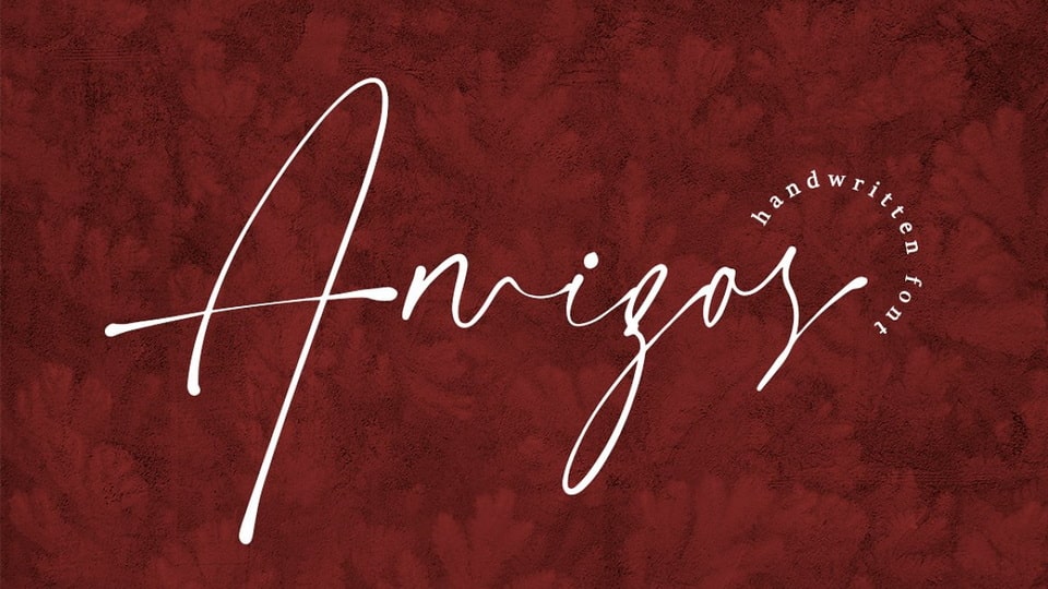 

Amigos: A Versatile Font for Various Design Projects