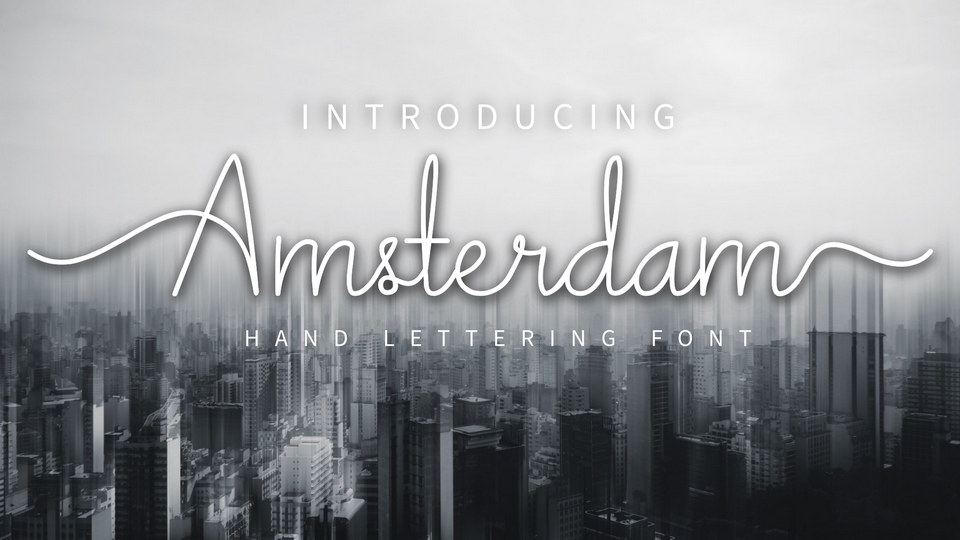 Exquisite Amsterdam Font: Ideal for Branding, Weddings, and More