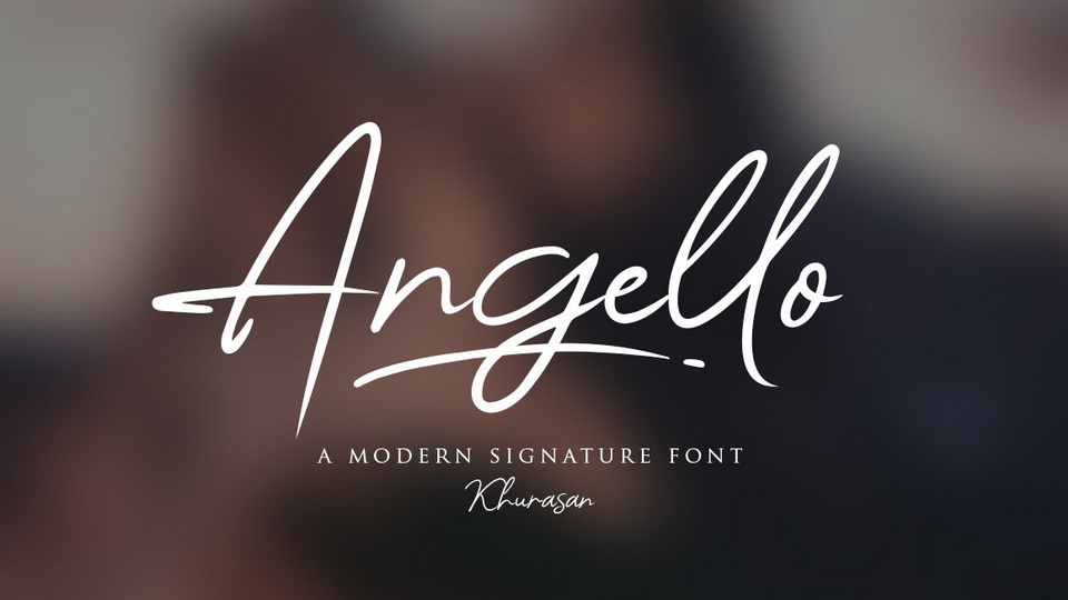 

Angello: A Signature Font That Stands Out from the Crowd