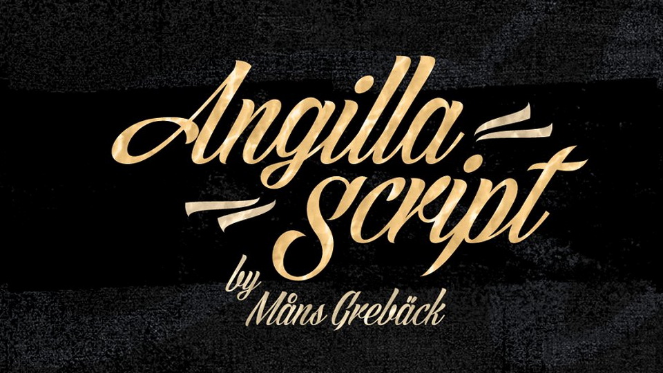 

Angilla Script: A Tattoo Inspired Calligraphy Typeface with a Bold and Daring Attitude