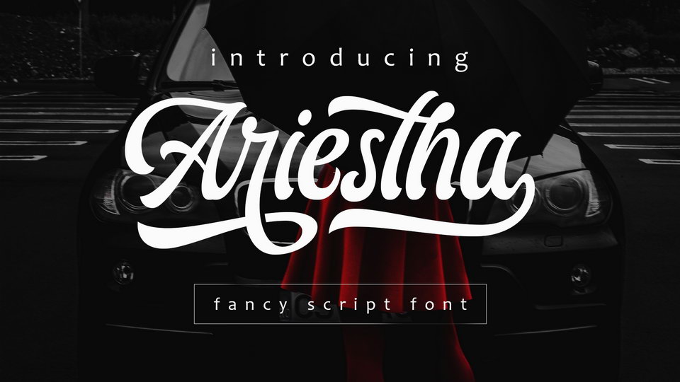 Ariestha: A Stunning Handcrafted Script Font with Timeless Charm and Vintage Aura
