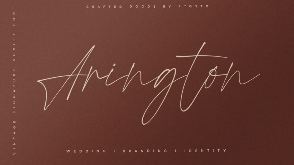 

Arrington: A Vintage Script Font with a Natural and Dynamic Flow