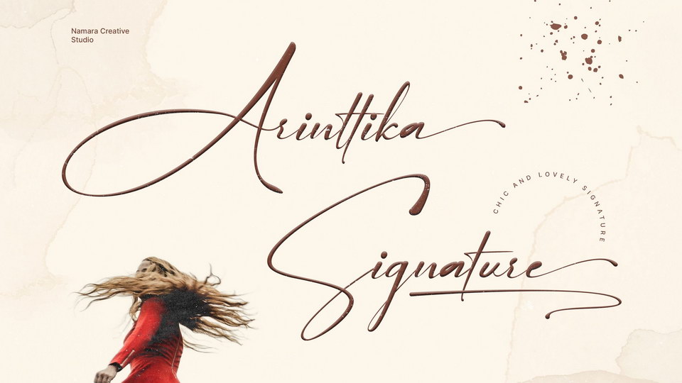 

Arinttika: An Elegant and Sophisticated Signature Font