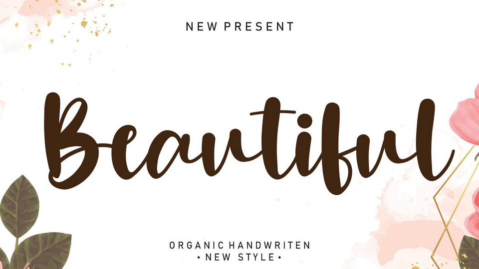 Beautiful Font: Elevate Your Designs with its Sophisticated Script Typeface