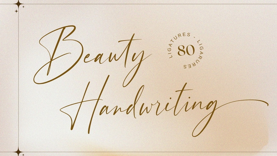 Beauty Handwriting: Perfect Script Font for Elegant Design Projects