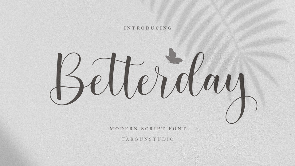

Betterday: A Stunning Script Font with a Modern Flair