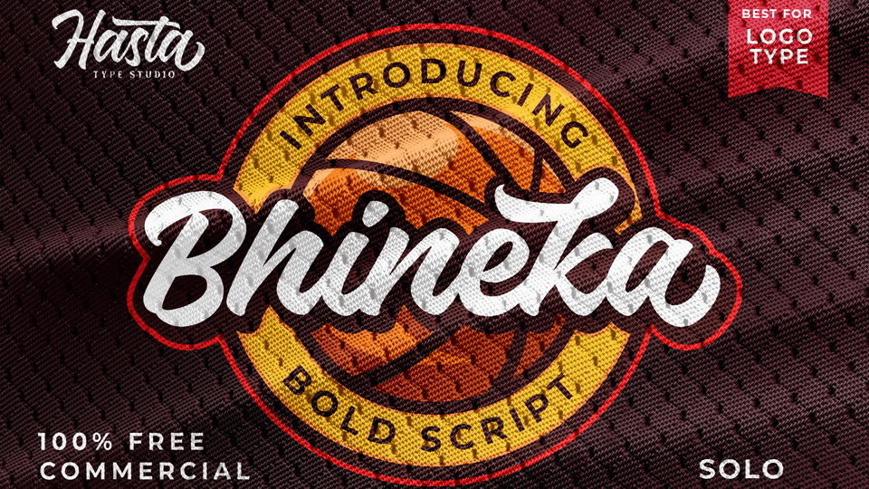 Bhineka: A Dynamic and Daring Font Perfect for Logos, Branding, and Apparel