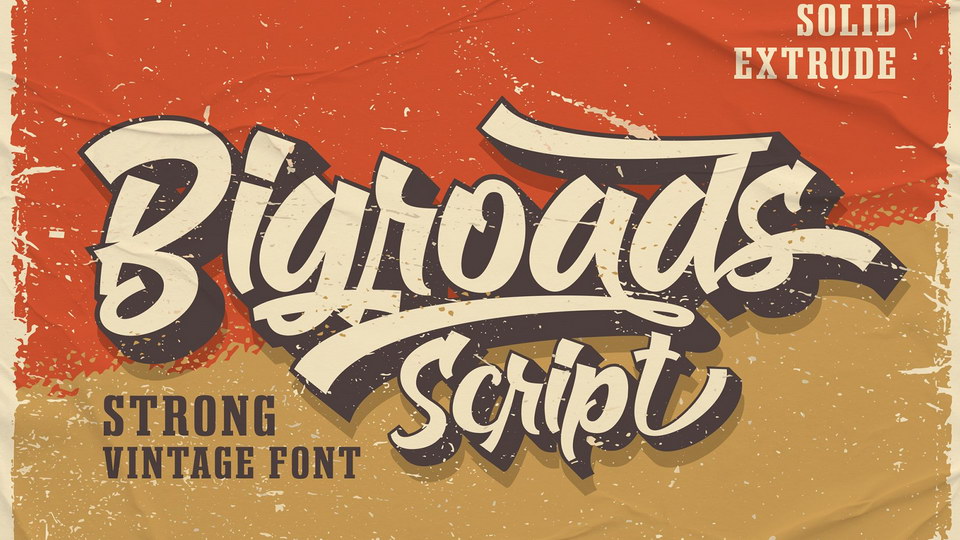 

Bigroads Script: The Perfect Font for Unique, Retro-Inspired Projects