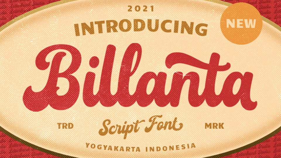 Billanta: A Retro Bold Script Font for a Nostalgic Touch