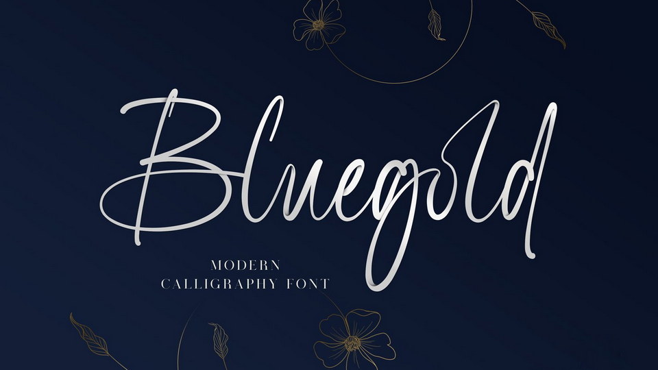 Bluegold Font: Bringing Sophistication and Versatility to Your Designs