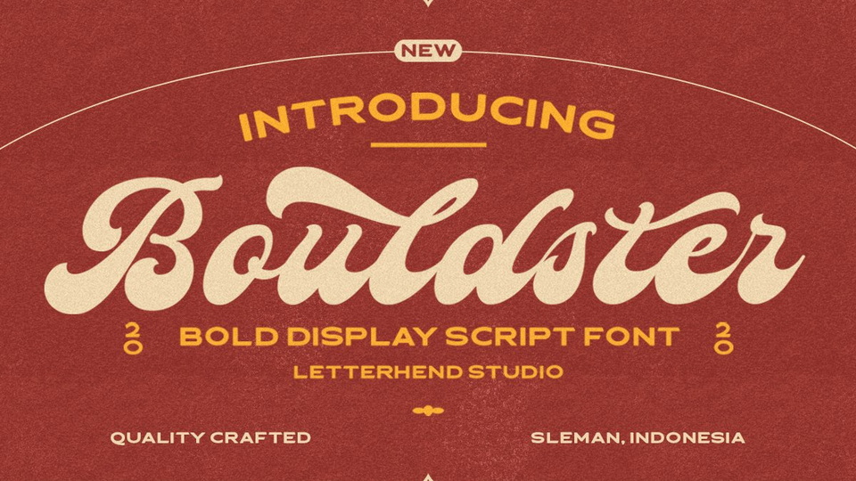 

Bouldster Font: A Bold Script with a Timeless, Classic Look