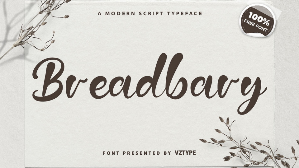 

Breadbary: An Artisanal Hand-Painted Brush Font