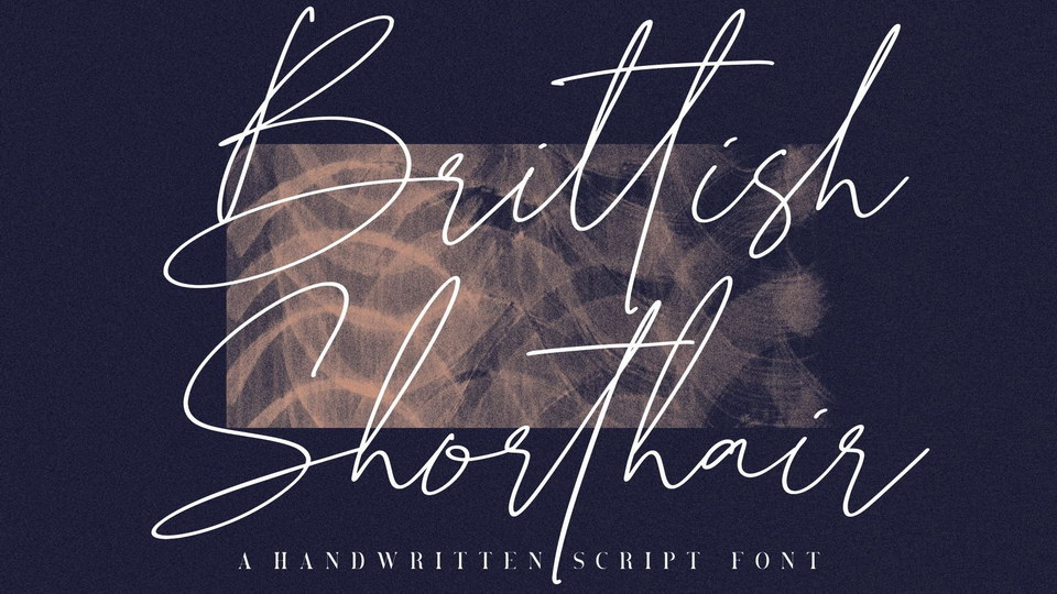 British Shorthair Script: A Stylish and Refined Font for Elegantly Handwritten Designs