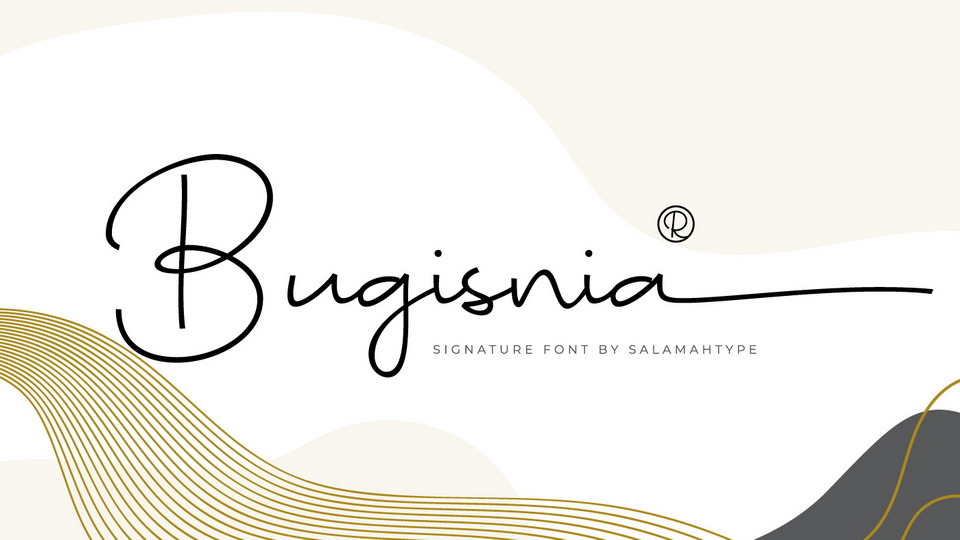 Bugisnia Script: A Sophisticated Signature Style Font for Your Designs