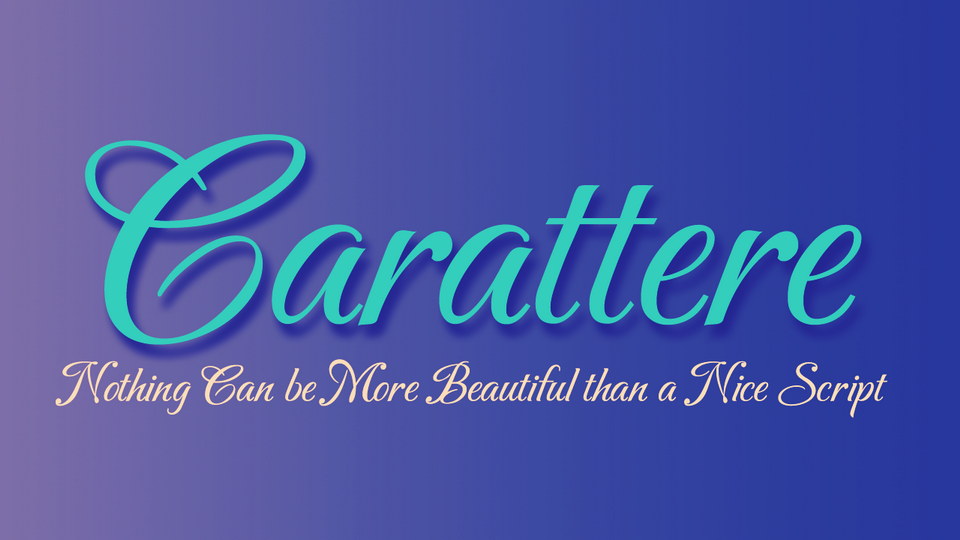 Carattere: Ideal Italic Font for Formal Occasions