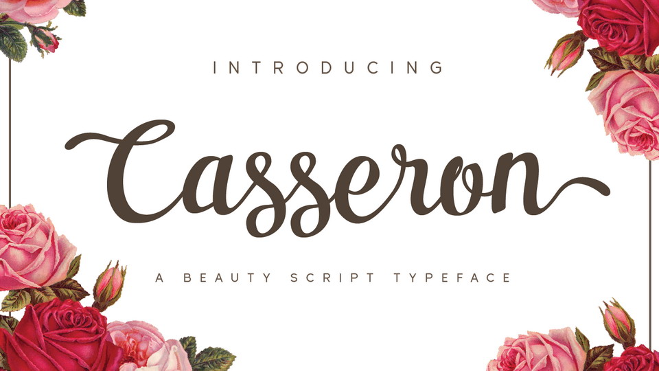 

Casseron Script: A Beautiful and Versatile Script Typeface
