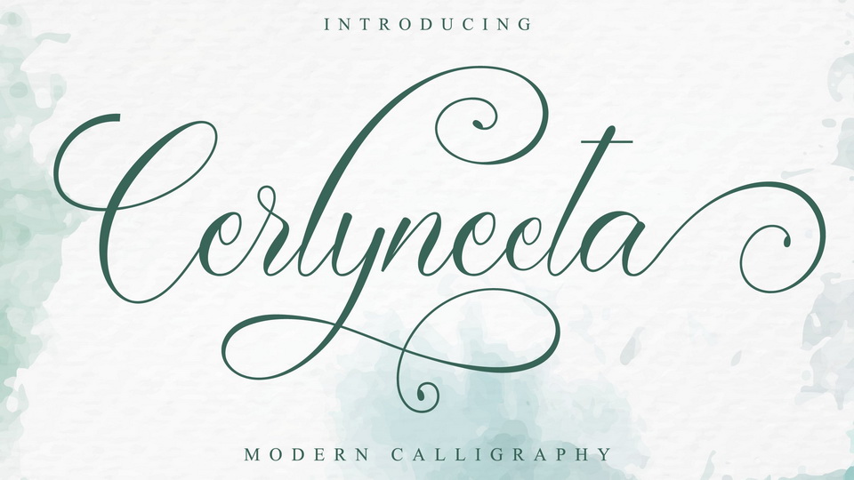 

Cerlyneeta: A Stunning Modern Calligraphy Font Perfectly Balancing Elegance and Charm