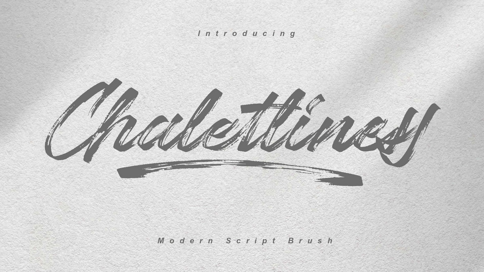 Chaletliness: A Magnificent Script Font with a Brushed Look