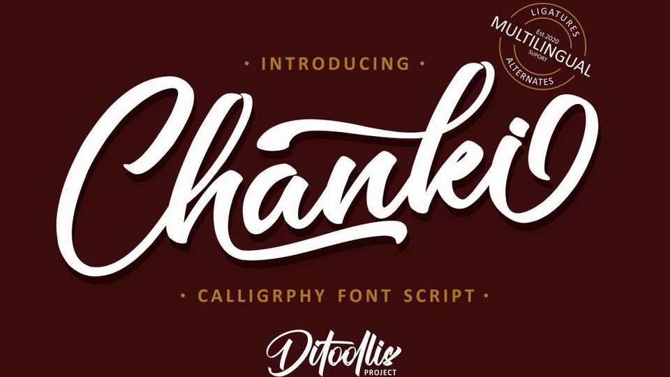

Chanki: An Incredibly Strong and Bold Script Font