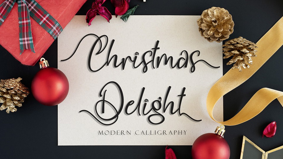 

Christmas is a Truly Special Modern Calligraphy Font