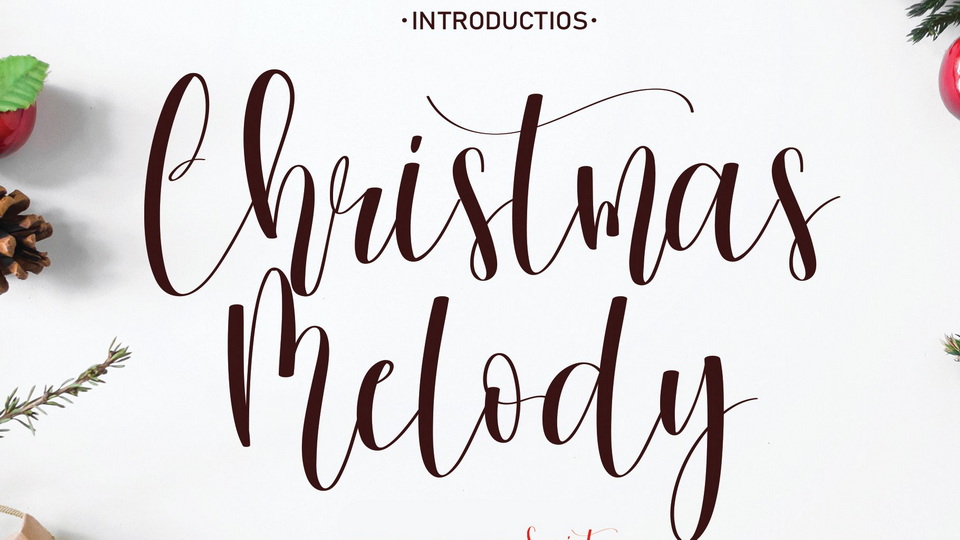 Stunning Christmas Melody Script Font: Ideal for Fashion Branding and Versatile Creative Applications