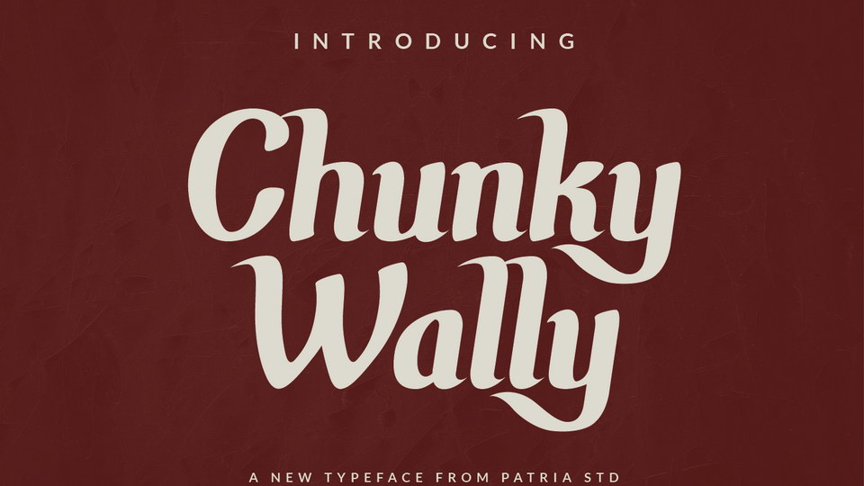 

Chunky Wally: A Timeless Script Font with Endless Design Options