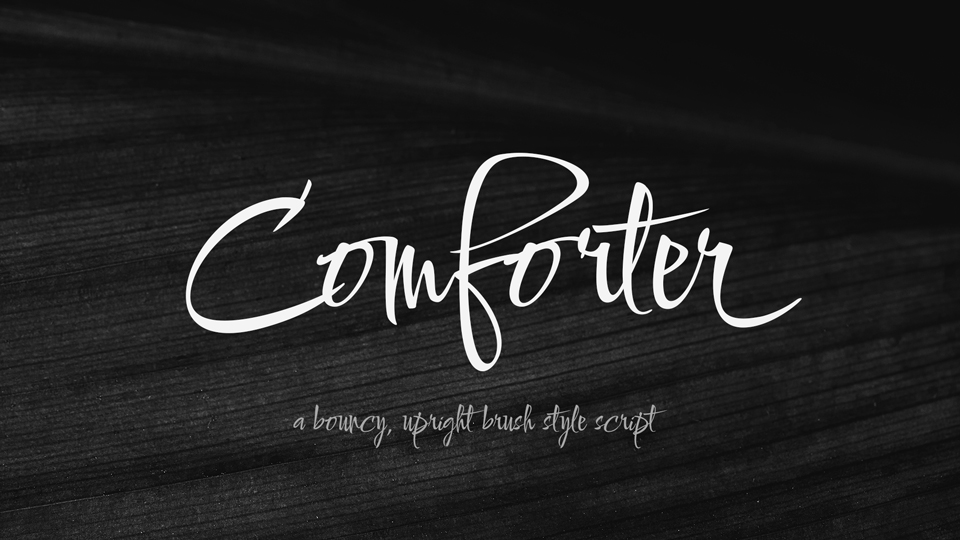 Comforter: A Versatile Script Font with a Lively, Contemporary Style