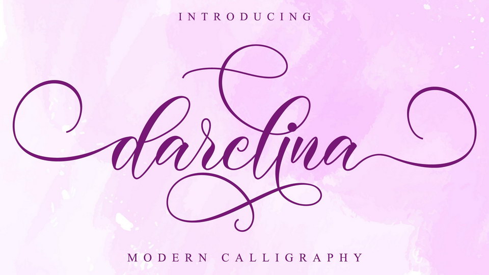 

Darelina: An Incredible Script Font with a Romantic Flair