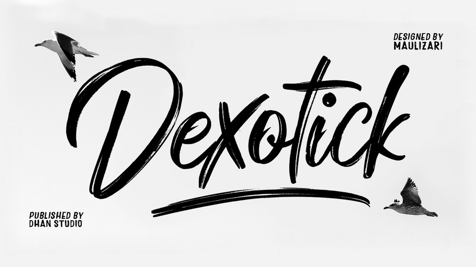 

Dexotick: A Sophisticated Handwritten Brush Font with a Beautiful Texture